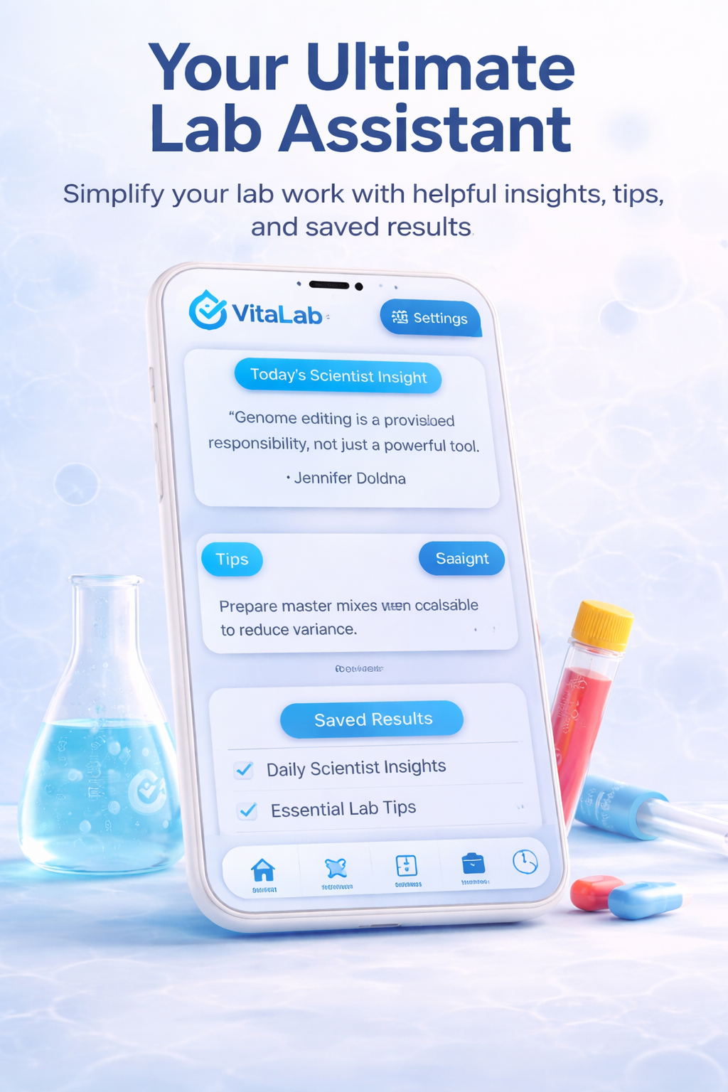 VitaLab screen 1